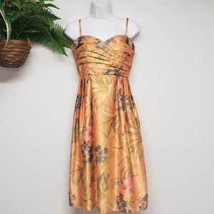 Anthropologie James Coviello Botanica Floral Dress Size 4